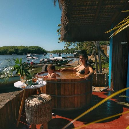 Casinha Azul Caraiva - Casa Completa Na Beira Do Rio Villa Kültér fotó