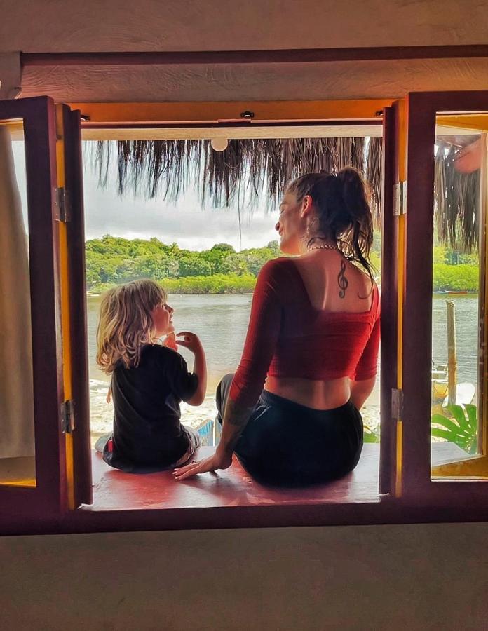 Casinha Azul Caraiva - Casa Completa Na Beira Do Rio Villa Kültér fotó