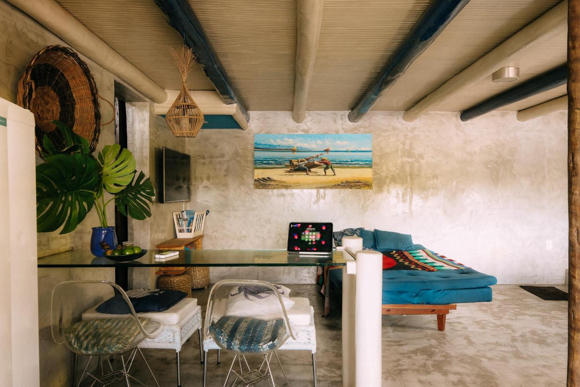 Casinha Azul Caraiva - Casa Completa Na Beira Do Rio Villa Kültér fotó